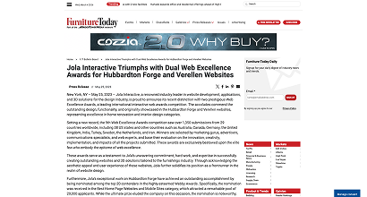 Web Awards Honor Tech Company Jola Interactive